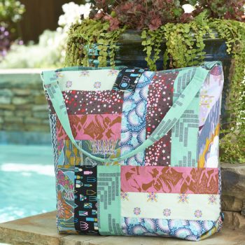 Patchwork Carryall Free Pattern by Free Spirit - Quilted Dragon