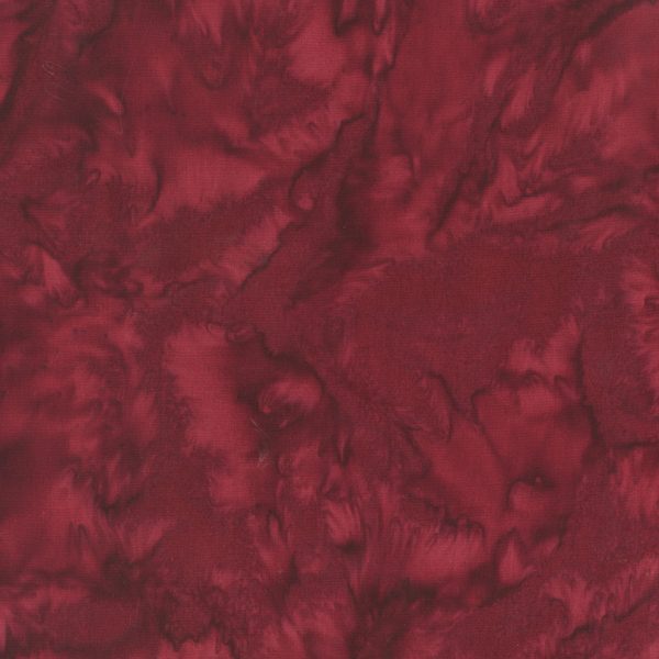 Anthology Lava Batiks Bordeaux - Quilted Dragon